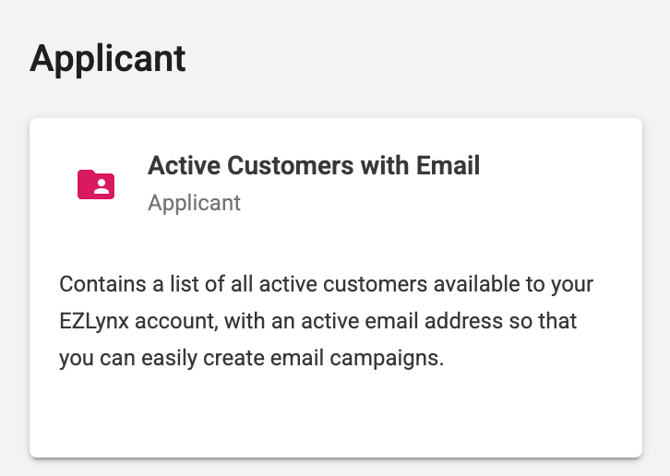 Active Customers with Email